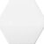 MONOCOLORES HEX 22,5x25,9 - MONOCOLORES HEX BLANCO
