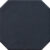 OCTAGON NEGRO MATE